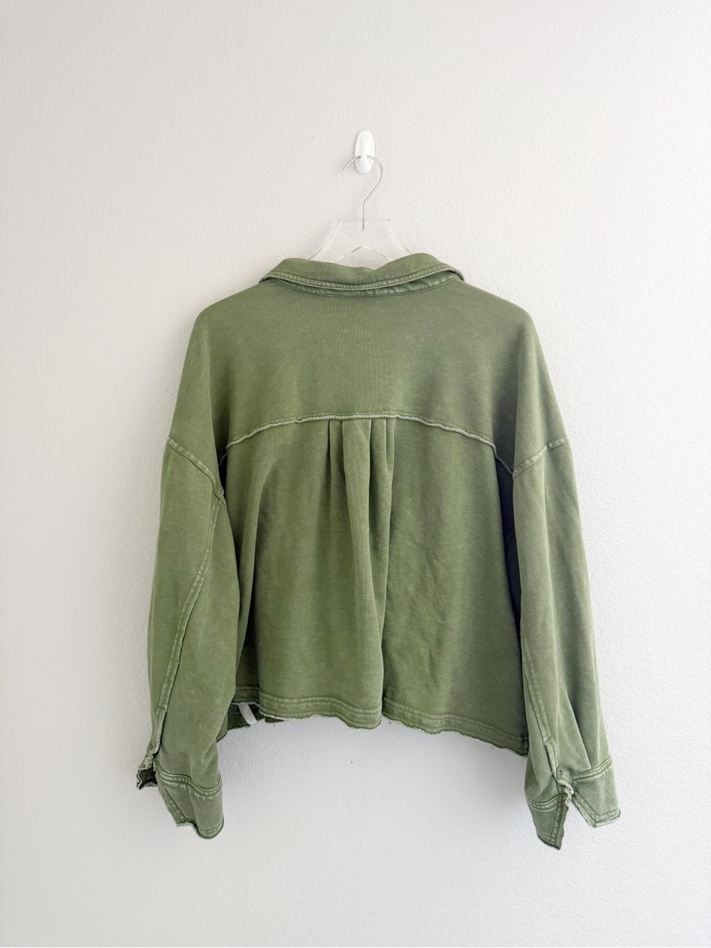 Anthropologie Daily Practice Olive Green Utility Jacket - Picture 3 of 9